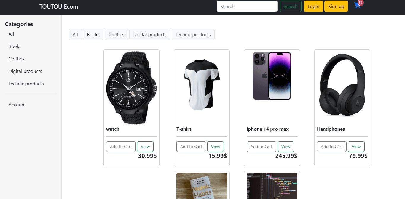 Ecommerce-website-project